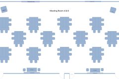 Meeting Room A & B - 6 tops 72 seats
