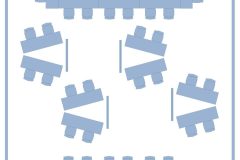 Meeting Room B or C option - 38 seats with dry erase boards